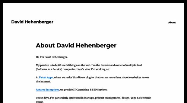 davidhehenberger.com