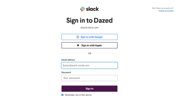dazed.slack.com