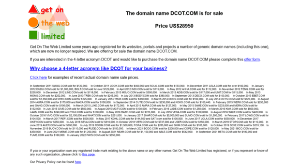 dcot.com
