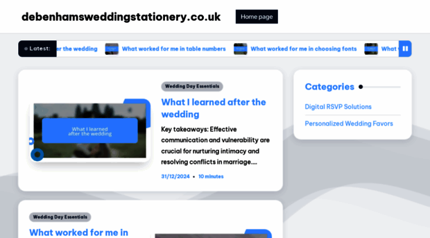 debenhamsweddingstationery.co.uk