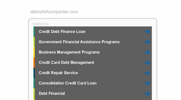 debtreliefcompanies.com