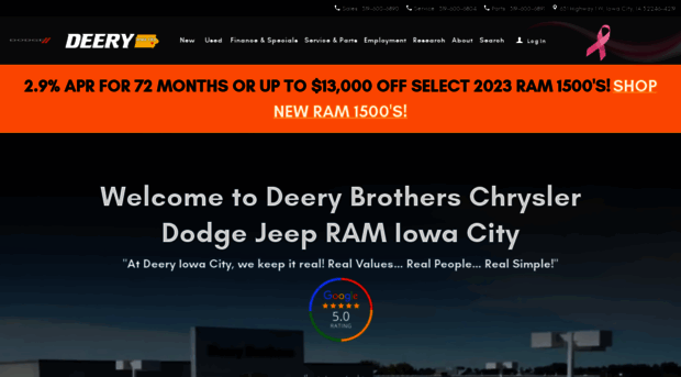 deerybrotherschryslerdodgeramjeep.com