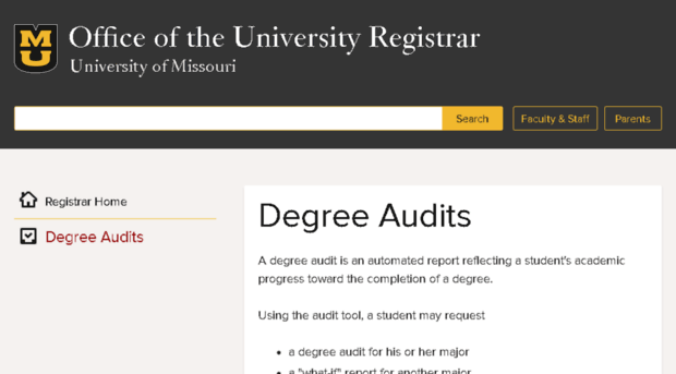 degreeaudit.missouri.edu