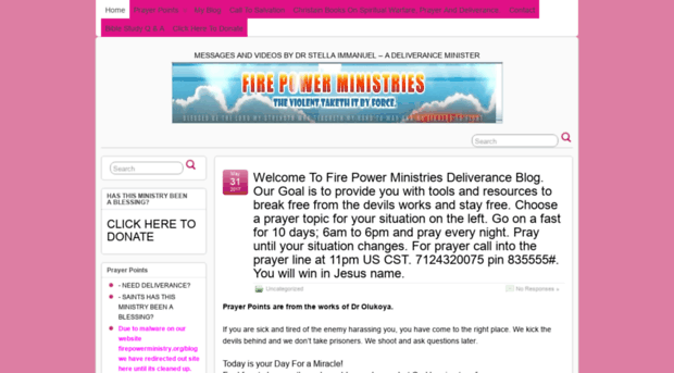 deliveranceministryblog.firepowerministry.org