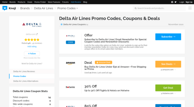 deltaairlines.bluepromocode.com