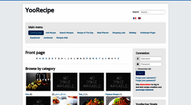 demo.yoorecipe.com