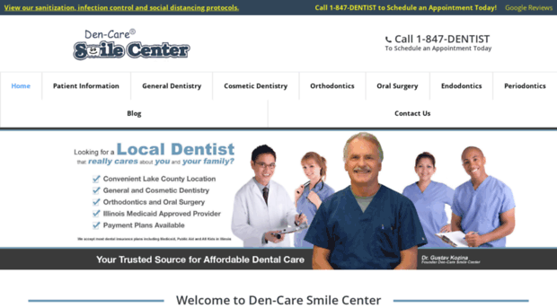 dencaresmilecenter.com