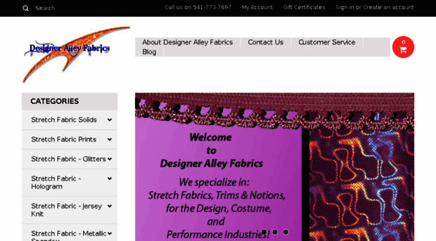 designeralleyfabrics.com