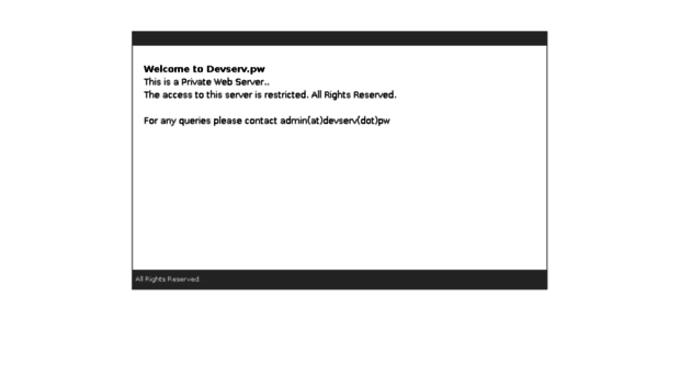 devserv.pw