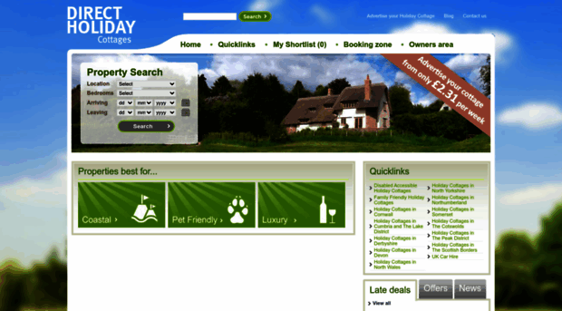 directholidaycottages.com