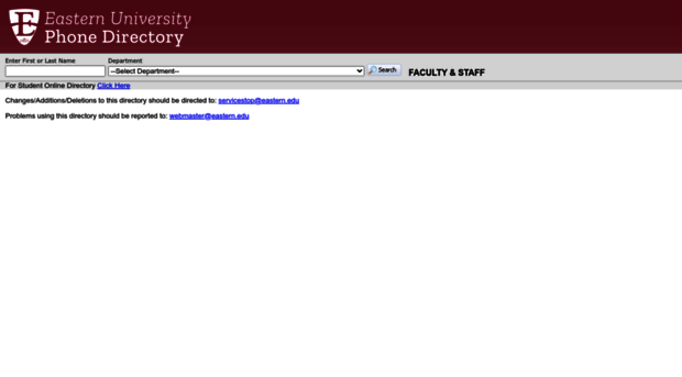 directory.eastern.edu