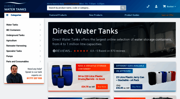directwatertanks.co.uk