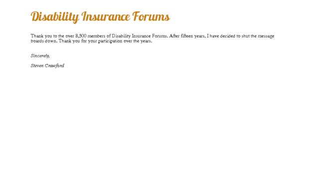 disabilityinsuranceforums.com