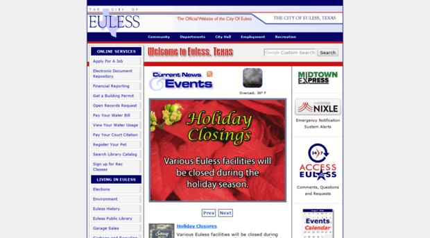 dns1.eulesstx.gov