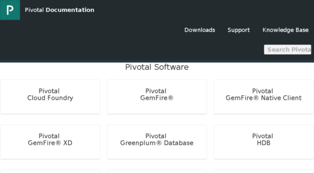 docs.gopivotal.com