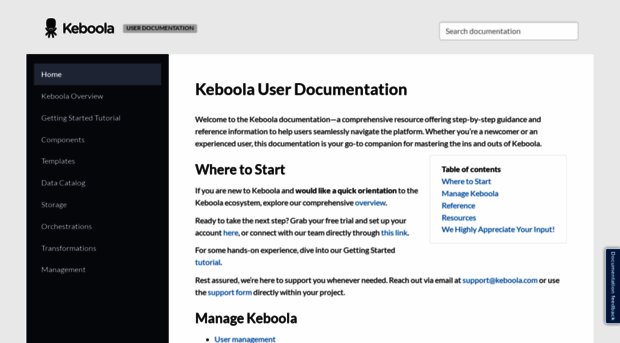 documentation.keboola.com