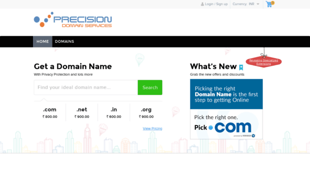 domain-name-registration.precisionlogodesign.com