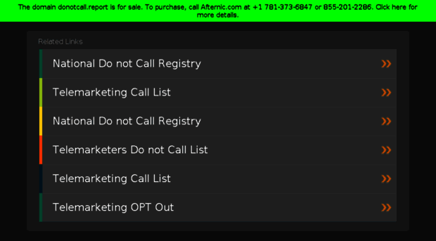 donotcall.report