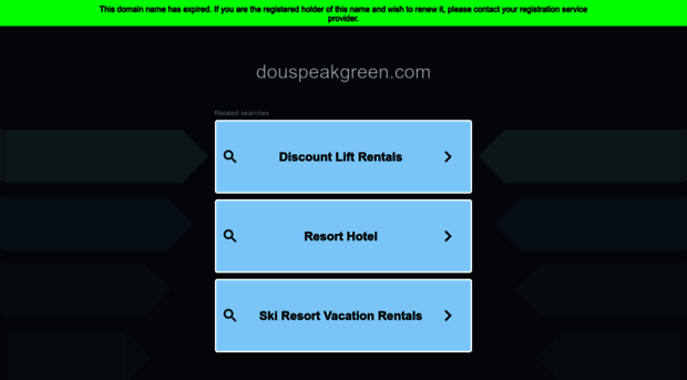 douspeakgreen.com