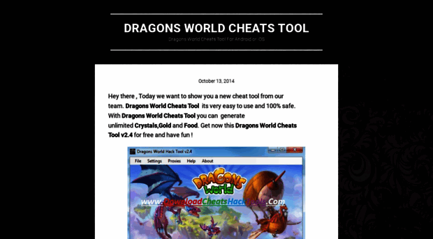 dragonsworldcheatstool.wordpress.com