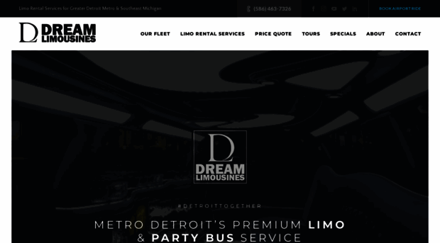 dreamlimousinesdetroit.com