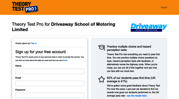 driveaway.theorytestpro.co.uk