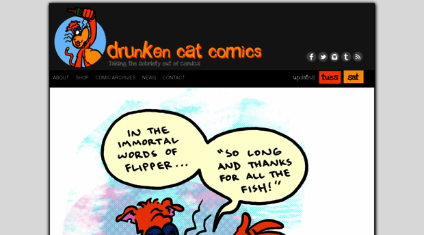 drunkencatcomics.com