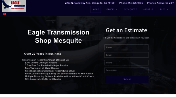 eagletransmissionmesquite.com