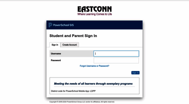 eastconn.powerschool.com