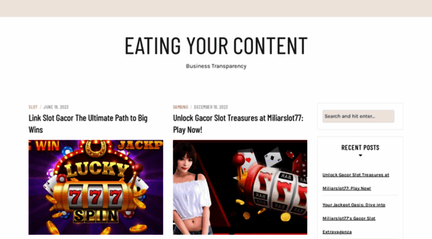 eatingyourcontent.com