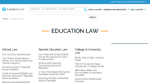 education-law.lawyers.com