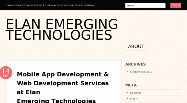 elanemergingtechnolgiesinsoftwaredevelopment.wordpress.com