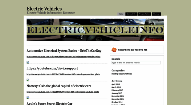 electricvehicleinfo.com