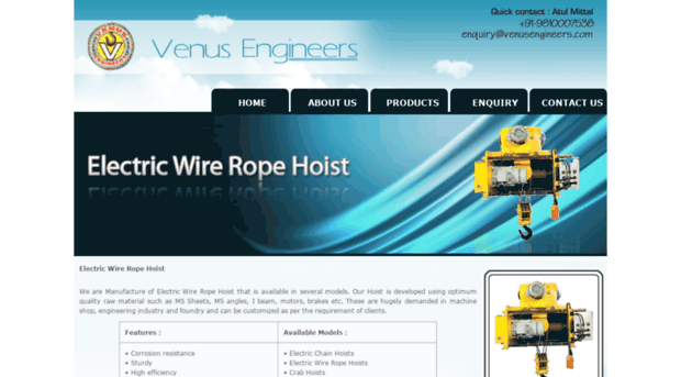 electricwireropehoist.in