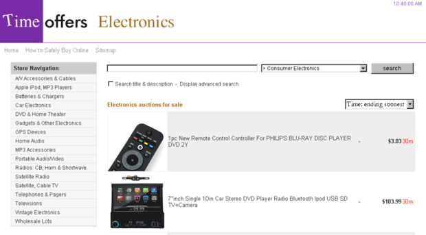 electronics.timeoffers.com