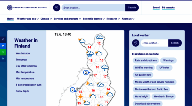 en.ilmatieteenlaitos.fi