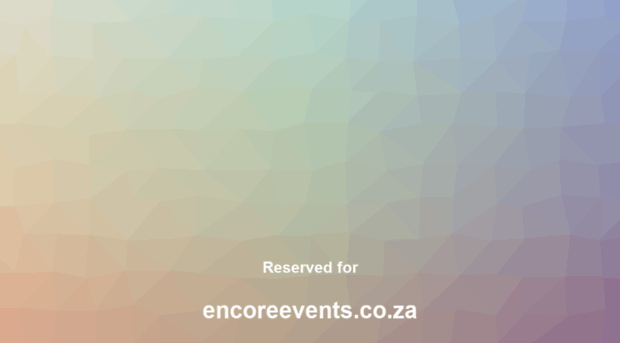 encoreevents.co.za