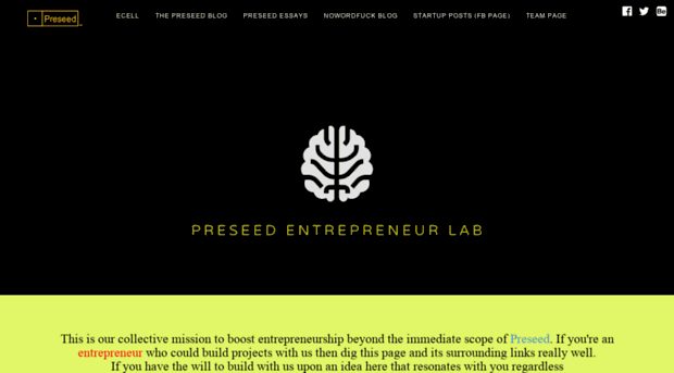 entrepreneurlab.preseed.in
