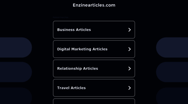 enzinearticles.com