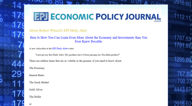 epjdailyalert.economicpolicyjournal.com