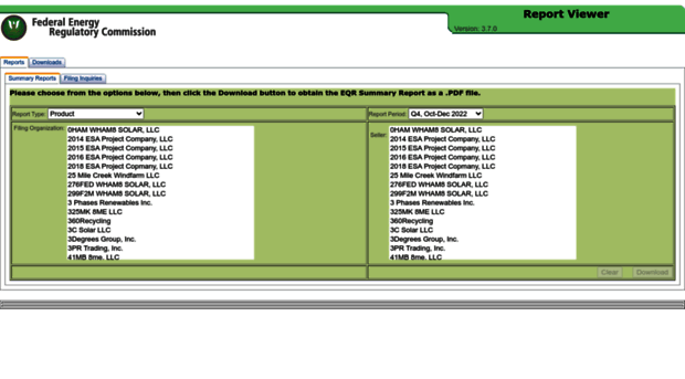 eqrreportviewer.ferc.gov