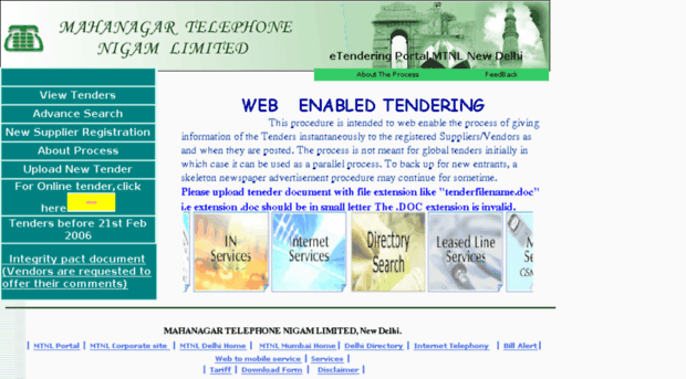 etender.mtnl.net.in