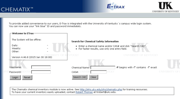 etrax.uky.edu