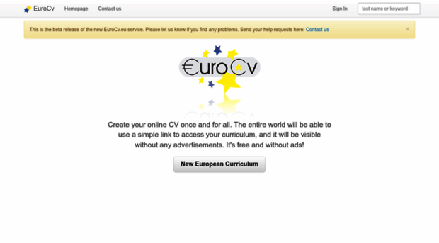 eurocv.eu