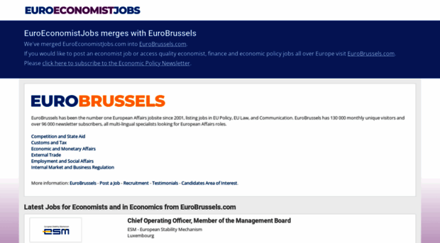 euroeconomistjobs.com