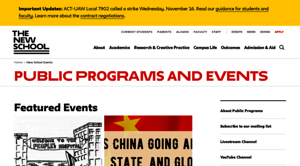 events.newschool.edu