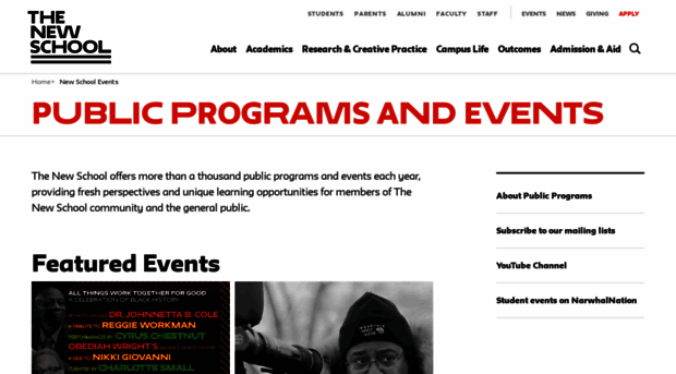 events.newschool.edu