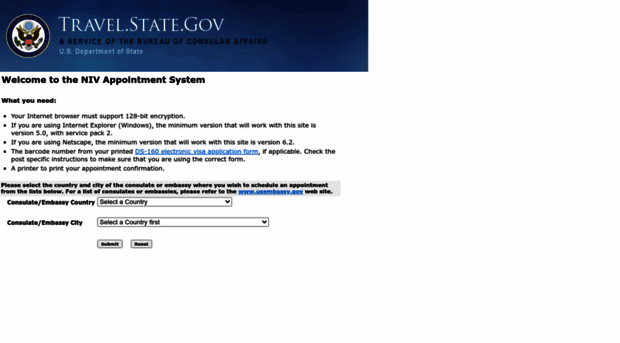 evisaforms.state.gov