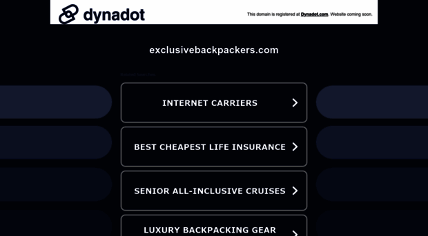 exclusivebackpackers.com