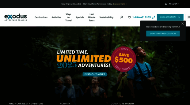 exodustravels.com